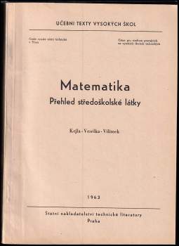 František Kejla: Matematika