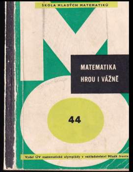 Bohdan Zelinka: Matematika hrou i vážně