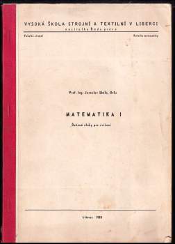 Jaroslav Skála: Matematika I