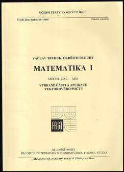 Václav Tryhuk: Matematika I