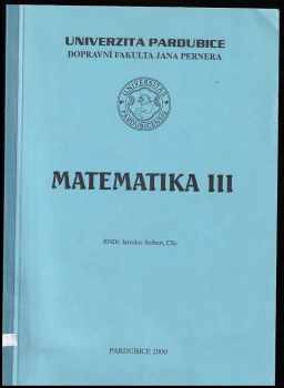 Jaroslav Seibert: Matematika III