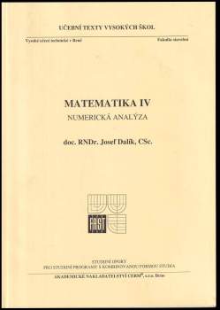 Matematika IV