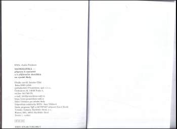 Jindra Petáková: Matematika - příprava k maturitě a k přijímacím zkouškám na vysoké školy