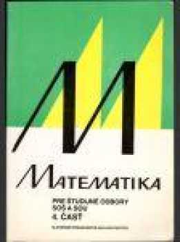 Matematika pre študijné odbory SOŠ a SOU