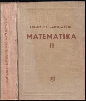 Marko Švec: Matematika pre štúdium technických vied