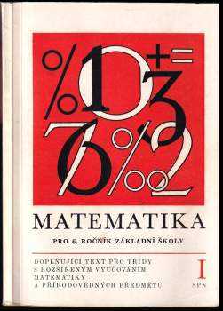Matematika pro 6. ročník základní školy