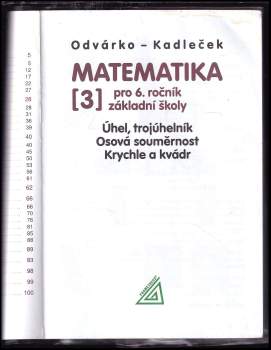 Oldřich Odvárko: Matematika pro 6. ročník základní školy