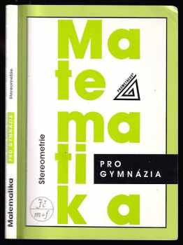 Eva Pomykalová: Matematika pro gymnázia