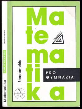 Eva Pomykalová: Matematika pro gymnázia