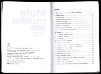 Emil Calda: Základní poznatky z matematiky - Matematika pro gymnázia