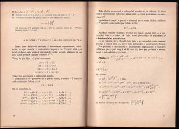 Matematika pro I. ročník SVVŠ, větev přírodovědná