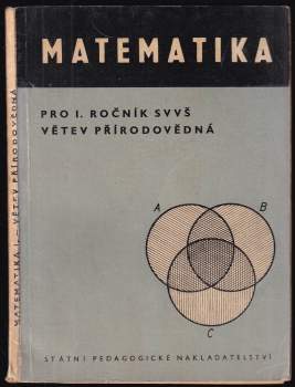Matematika pro I. ročník SVVŠ, větev přírodovědná