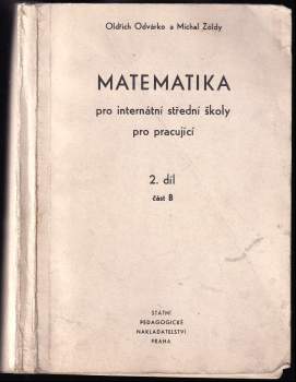 Matematika pro internátní střední školy pro pracující