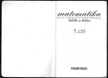 Emil Calda: Matematika pro netechnické obory SOŠ a SOU