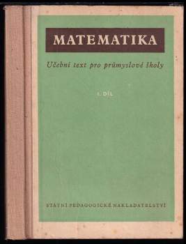 Matematika pro průmyslové školy