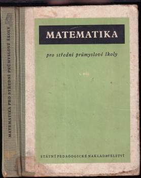 Matematika pro střední průmyslové školy