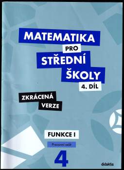 Milan Navrátil: Matematika pro střední školy
