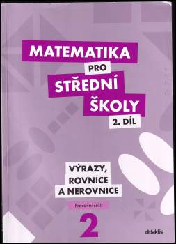 Václav Zemek: Matematika pro střední školy