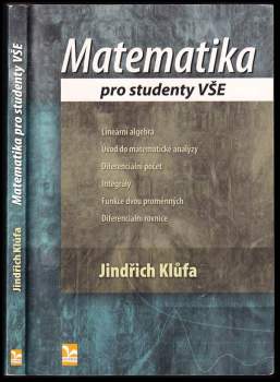 Jindřich Klůfa: Matematika pro studenty VŠE