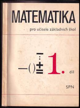 Matematika pro učitele základních škol