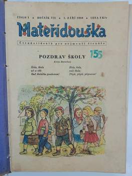 Jaromír Pruša: Mateřídouška Ročník VII 1950 čísla 1-20