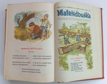 František Hrubín: Mateřídouška ročníky VII. (6. - 19. díl), VIII. (1. - 17. díl) a IX. (1. - 16. díl, bez dílu 11. a 14.), celkem 45 dílů z let 1950 - 1953
