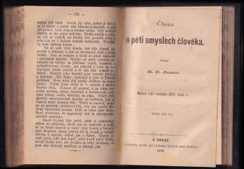Ferdinand Schulz: Matice lidu - ročník XIV. - čísla 1, 2 a 3 - Povídky Ferdinanda Schulze I. + Jen výš! + Čtení o pěti smyslech člověka