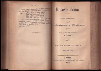 Donald Mackenzie Wallace: Rusové doma