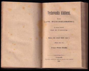 Alois Jirásek: Matice lidu - ročník XXII. - číslo 5 a 6 - ročník XXIII. - číslo 5 - Národopis - Díl druhý - Kmenové australští a polynéští + Na ostrově + Vychovanka klášterní