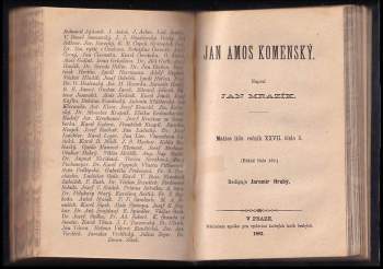 Jan Mrazík: Jan Amos Komenský