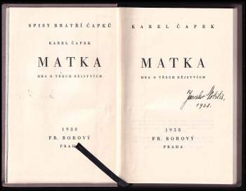 Karel Čapek: Matka