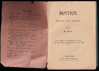 Karel Balík: Matka