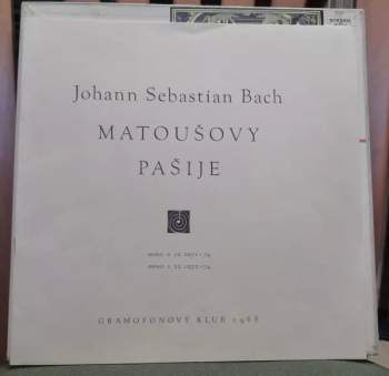 Johann Sebastian Bach: Matoušovy Pašije (4xLP + BOX + BOOKLET)