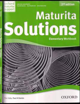 Maturita Solutions 2nd Edition Elementary Workbook