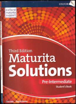 Tim Falla: Maturita Solutions - 3rd Edition Pre-Intermediate Student´s Book