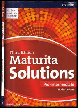 Tim Falla: Maturita Solutions - 3rd Edition Pre-Intermediate Student´s Book
