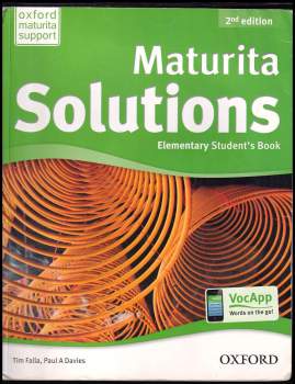 Tim Falla: Maturita Solutions. Elementary Student's book