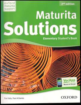 Maturita Solutions. Elementary Student's book