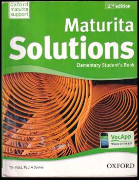 Tim Falla: Maturita Solutions. Elementary Student's book