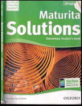 Maturita Solutions. Elementary Student's book