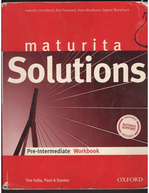 Tim Falla: Maturita Solutions : pre-intermediate workbook