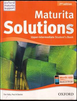 Maturita Solutions, Upper-intermediate - Student's book