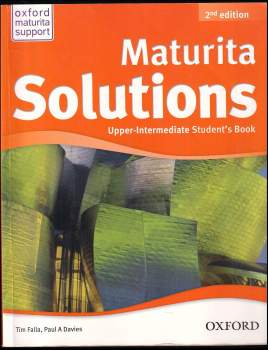 Tim Falla: Maturita Solutions, Upper-intermediate - Student's book