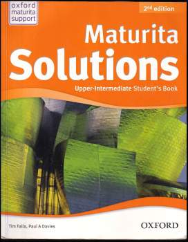 Tim Falla: Maturita Solutions, Upper-intermediate - Student's book