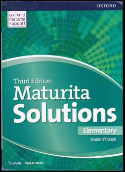 Maturita Solutions, Elementary - Student's book