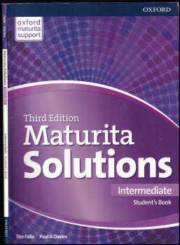 Tim Falla: Maturita solutions - Intermediate. Student's book, Third edition.