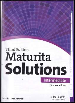 Tim Falla: Maturita solutions - Intermediate. Student's book, Third edition.