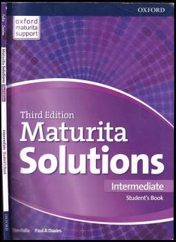 Tim Falla: Maturita solutions - Intermediate. Student's book, Third edition.