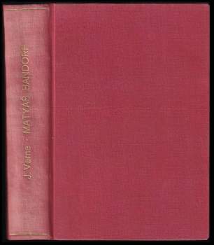 Jules Verne: Matyáš Sandorf BEZ OBÁLKY