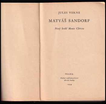 Jules Verne: Matyáš Sandorf